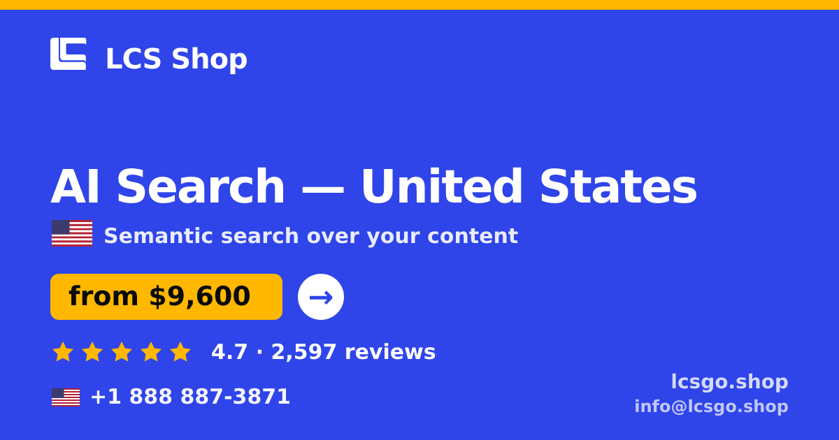 AI Search in Austin — from $9,300, rated 4.6/5 by 2133 clients. LCS Shop.