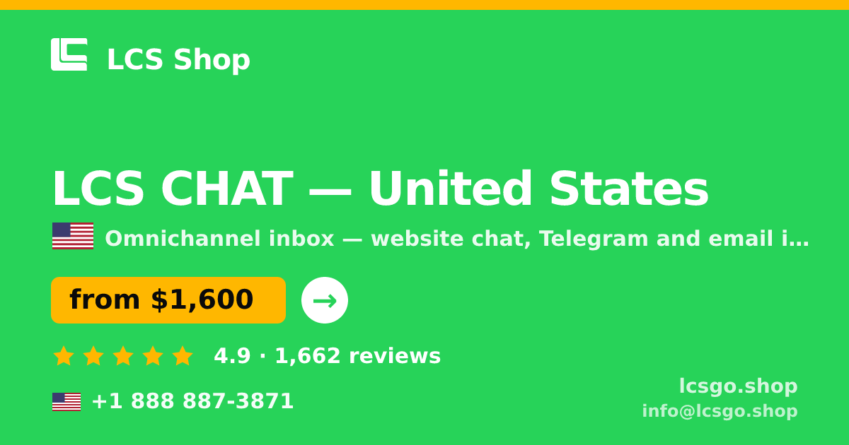 LCS CHAT in San Diego — from $2,300/mo, rated 4.6/5 by 1125 clients. LCS Shop.