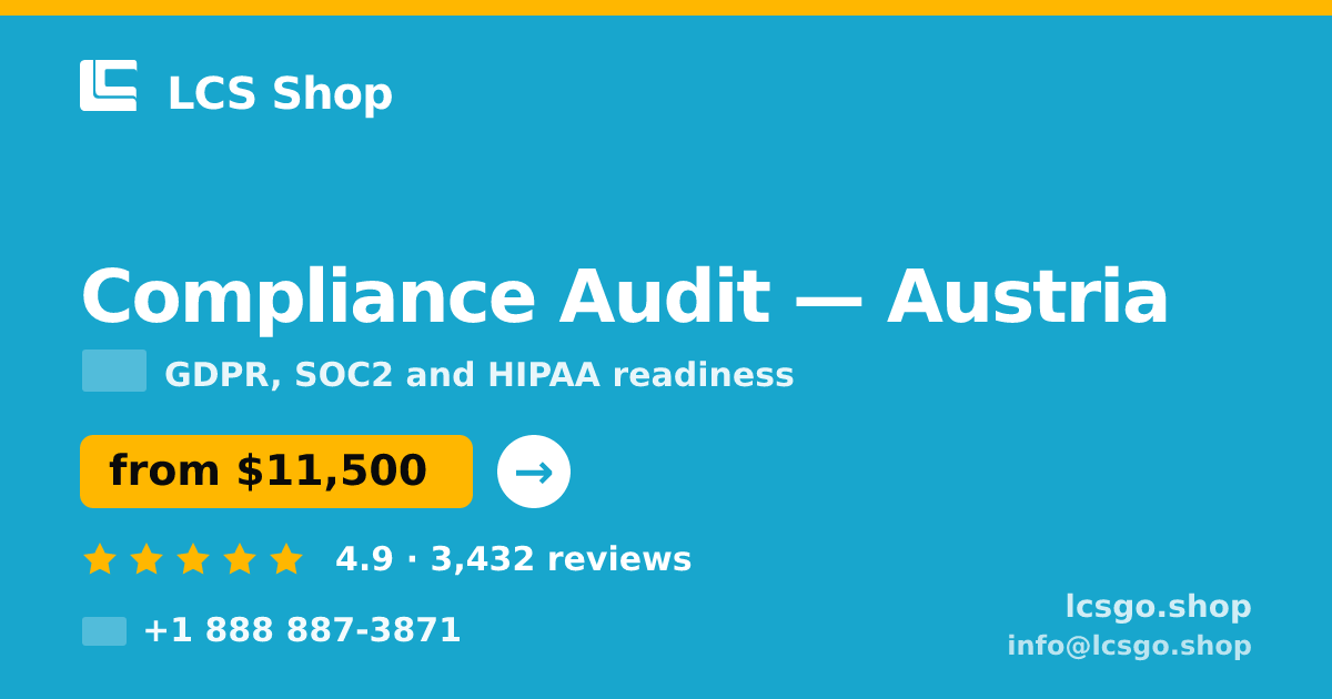 Compliance Audit in Graz — from $9,800, rated 4.8/5 by 1594 clients. LCS Shop.