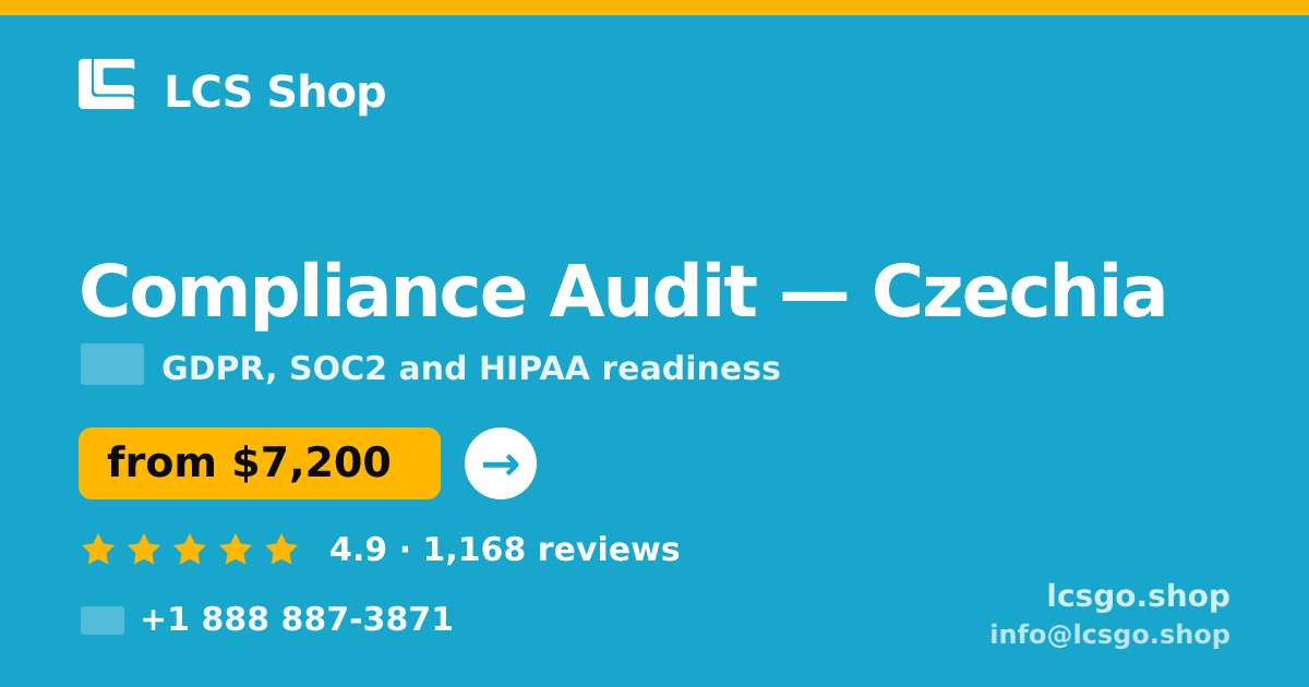 Compliance Audit in Czechia — from $7,200, rated 4.9/5 by 1168 clients. LCS Shop.