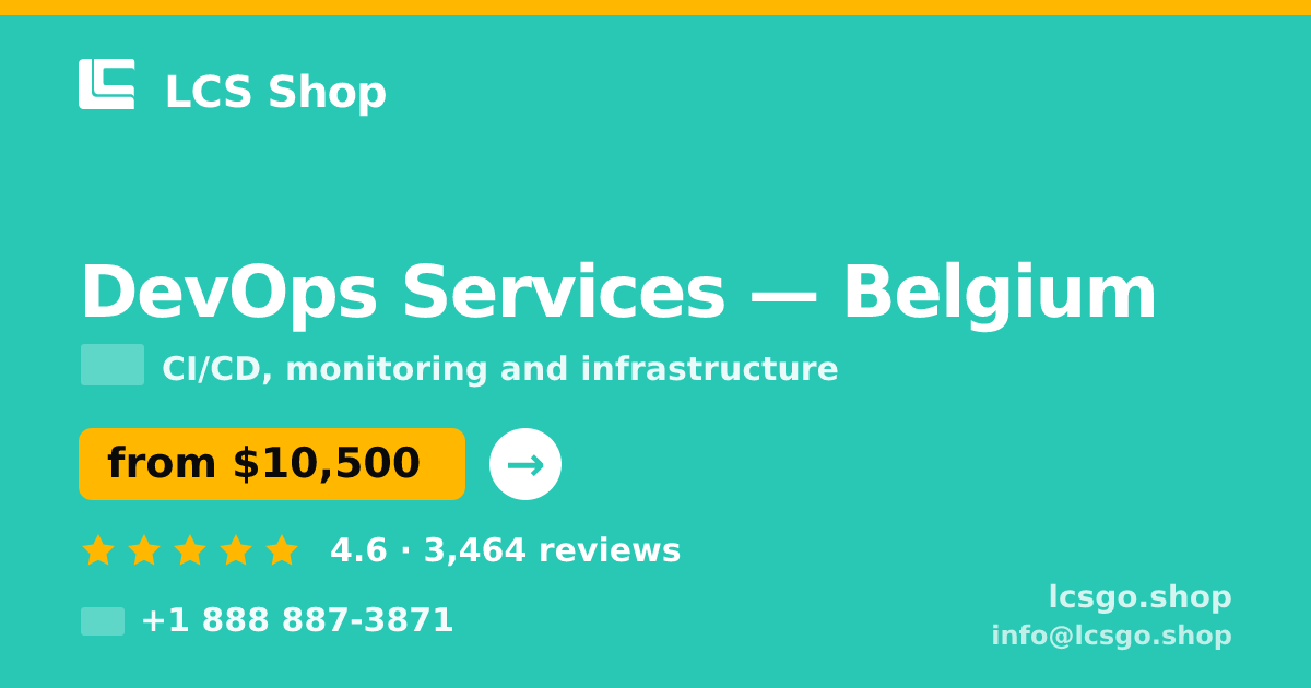 DevOps Services in Ghent — from $9,200/mo, rated 4.6/5 by 2414 clients. LCS Shop.