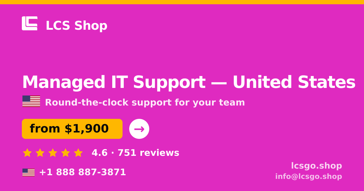Managed IT Support in Austin — from $2,200/mo, rated 5/5 by 2117 clients. LCS Shop.