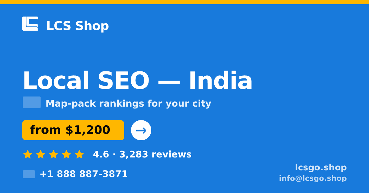 Local SEO in Mumbai — from $750/mo, rated 4.8/5 by 2357 clients. LCS Shop.