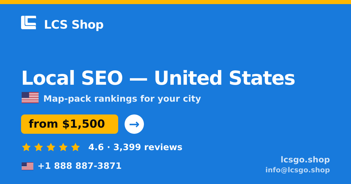Local SEO in San Antonio — from $1,300/mo, rated 4.6/5 by 3218 clients. LCS Shop.