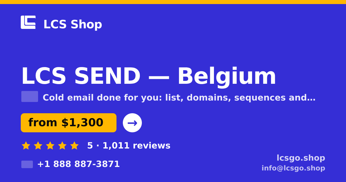 LCS SEND in Ghent — from $1,800/mo, rated 4.7/5 by 2729 clients. LCS Shop.