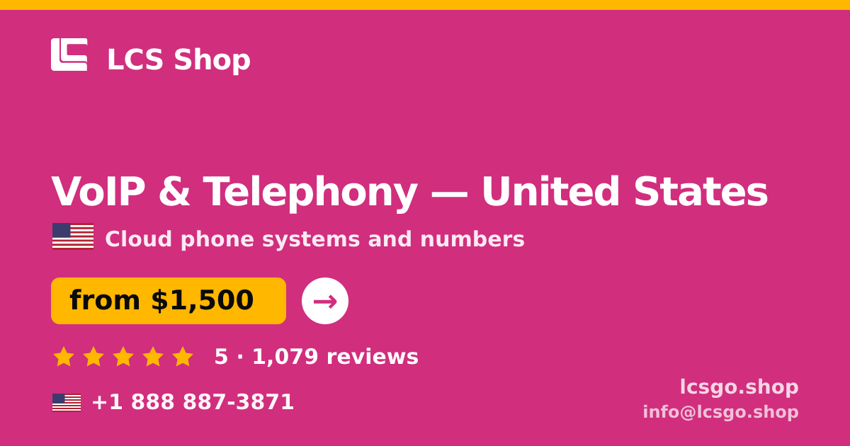 VoIP & Telephony in Austin — from $1,300/mo, rated 4.9/5 by 3402 clients. LCS Shop.
